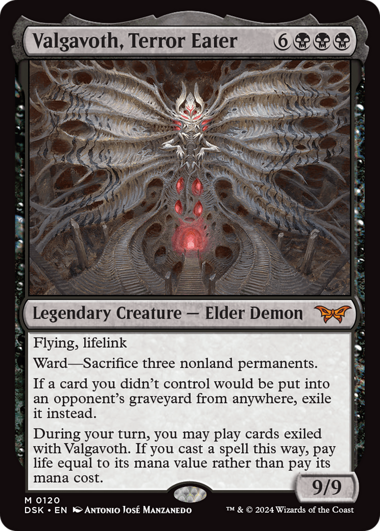 Valgavoth, Terror Eater [Duskmourn: House of Horror] MTG Single Magic: The Gathering | Red Claw Gaming