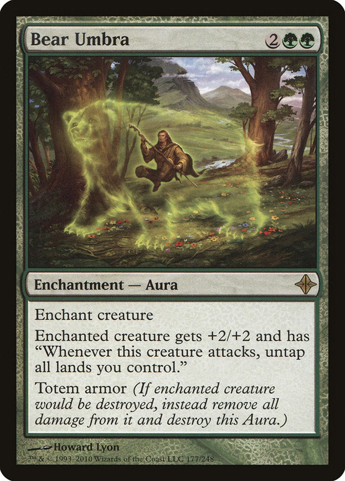 Bear Umbra [Rise of the Eldrazi] MTG Single Magic: The Gathering | Red Claw Gaming