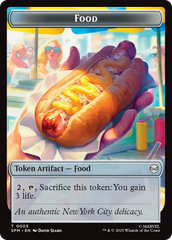 Spider // Food Double-Sided Token [Marvel's Spider-Man Tokens] MTG Single Magic: The Gathering | Red Claw Gaming