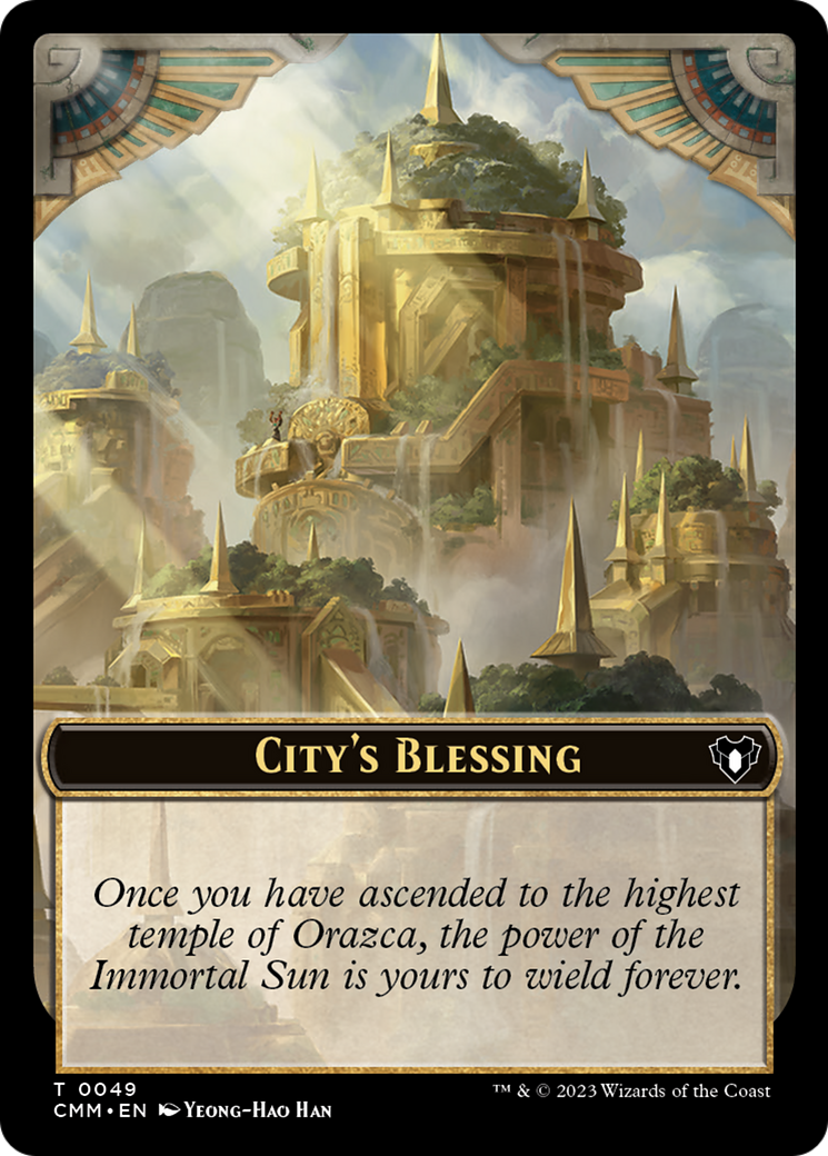 City's Blessing // Construct (0075) Double-Sided Token [Commander Masters Tokens] MTG Single Magic: The Gathering | Red Claw Gaming