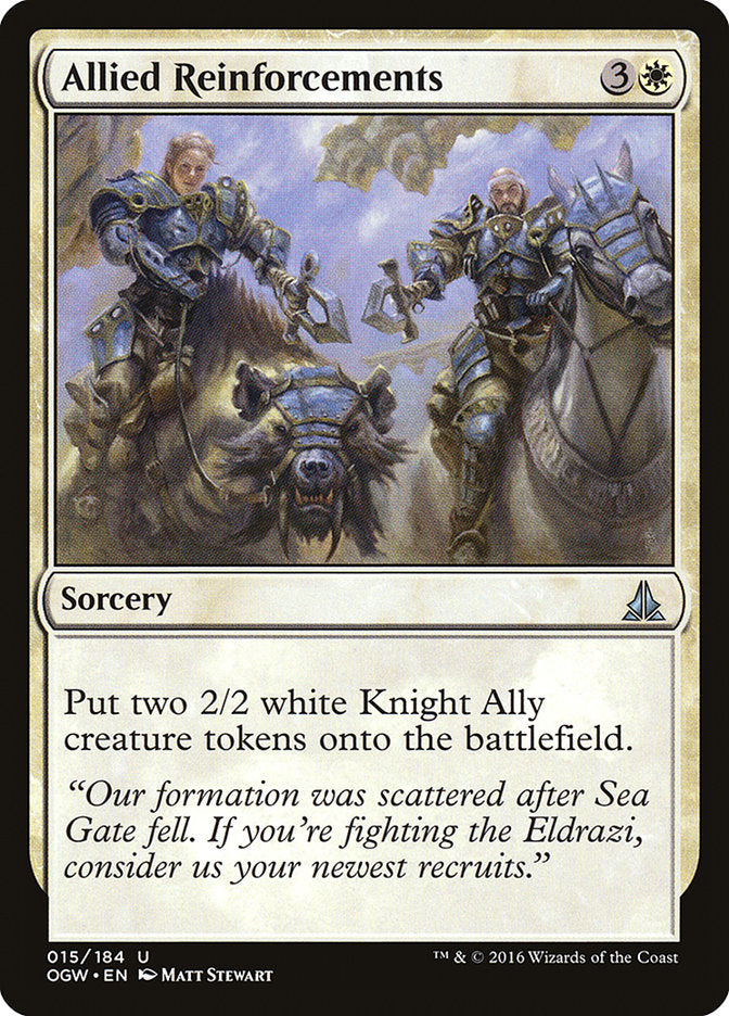 Allied Reinforcements [Oath of the Gatewatch] MTG Single Magic: The Gathering | Red Claw Gaming