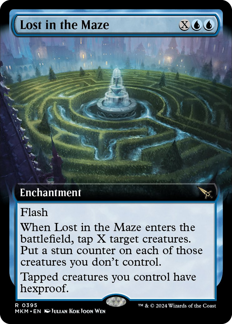Lost in the Maze (Extended Art) [Murders at Karlov Manor] MTG Single Magic: The Gathering    | Red Claw Gaming