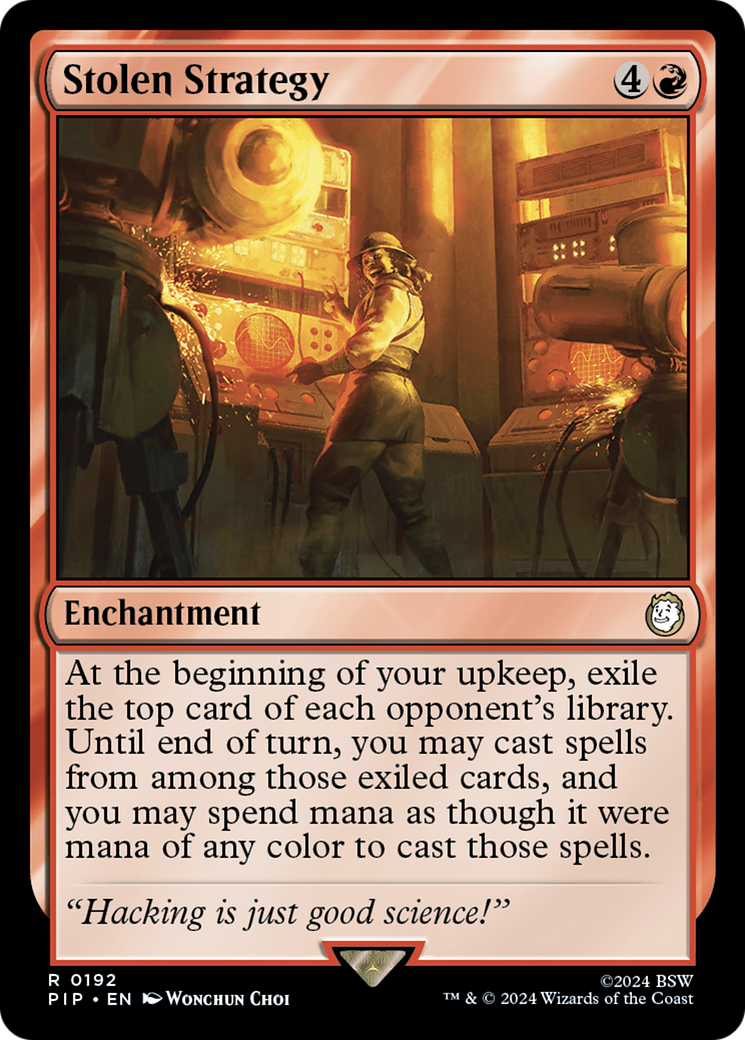 Stolen Strategy [Fallout] MTG Single Magic: The Gathering | Red Claw Gaming