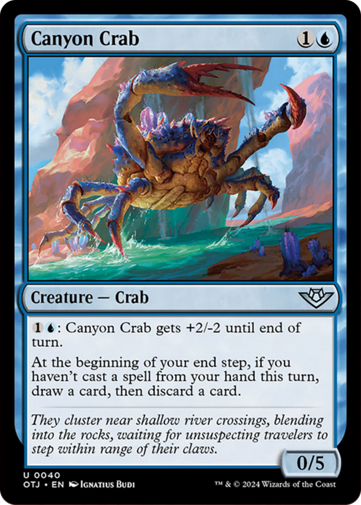 Canyon Crab [Outlaws of Thunder Junction] MTG Single Magic: The Gathering    | Red Claw Gaming