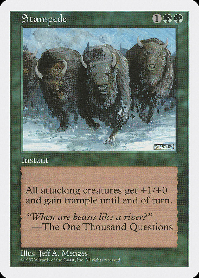Stampede [Fifth Edition] MTG Single Magic: The Gathering | Red Claw Gaming