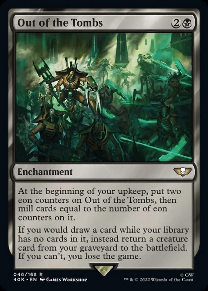 Out of the Tombs (Surge Foil) [Warhammer 40,000] MTG Single Magic: The Gathering | Red Claw Gaming
