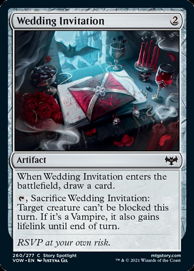 Wedding Invitation [Innistrad: Crimson Vow] MTG Single Magic: The Gathering | Red Claw Gaming