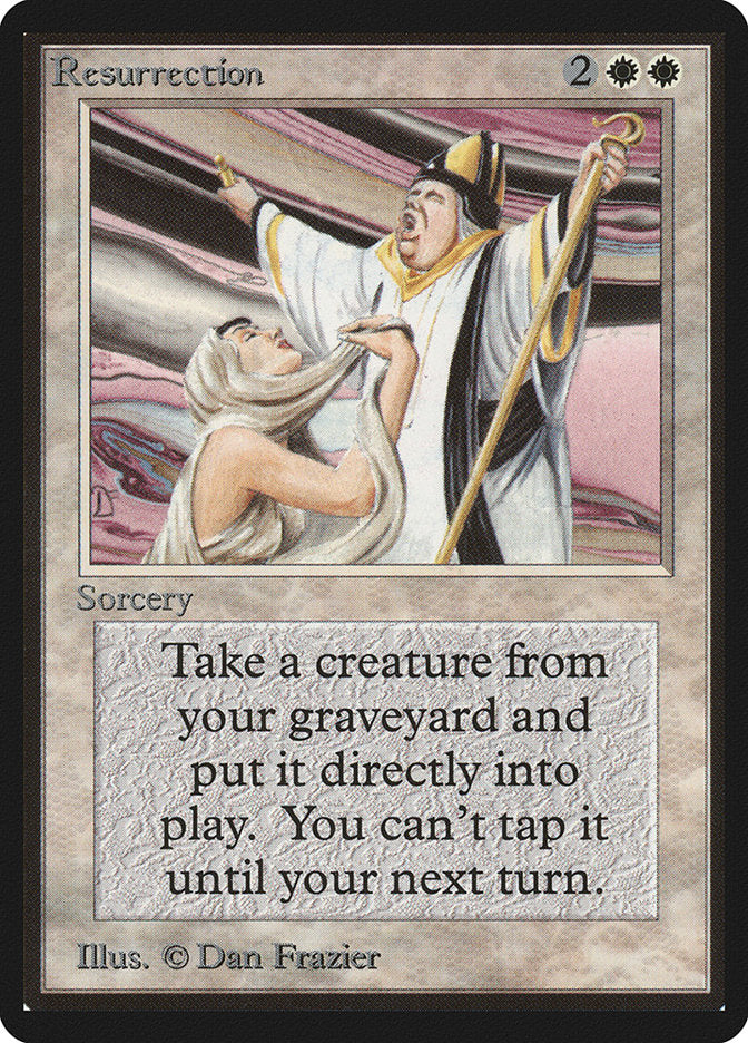 Resurrection [Beta Edition] MTG Single Magic: The Gathering | Red Claw Gaming