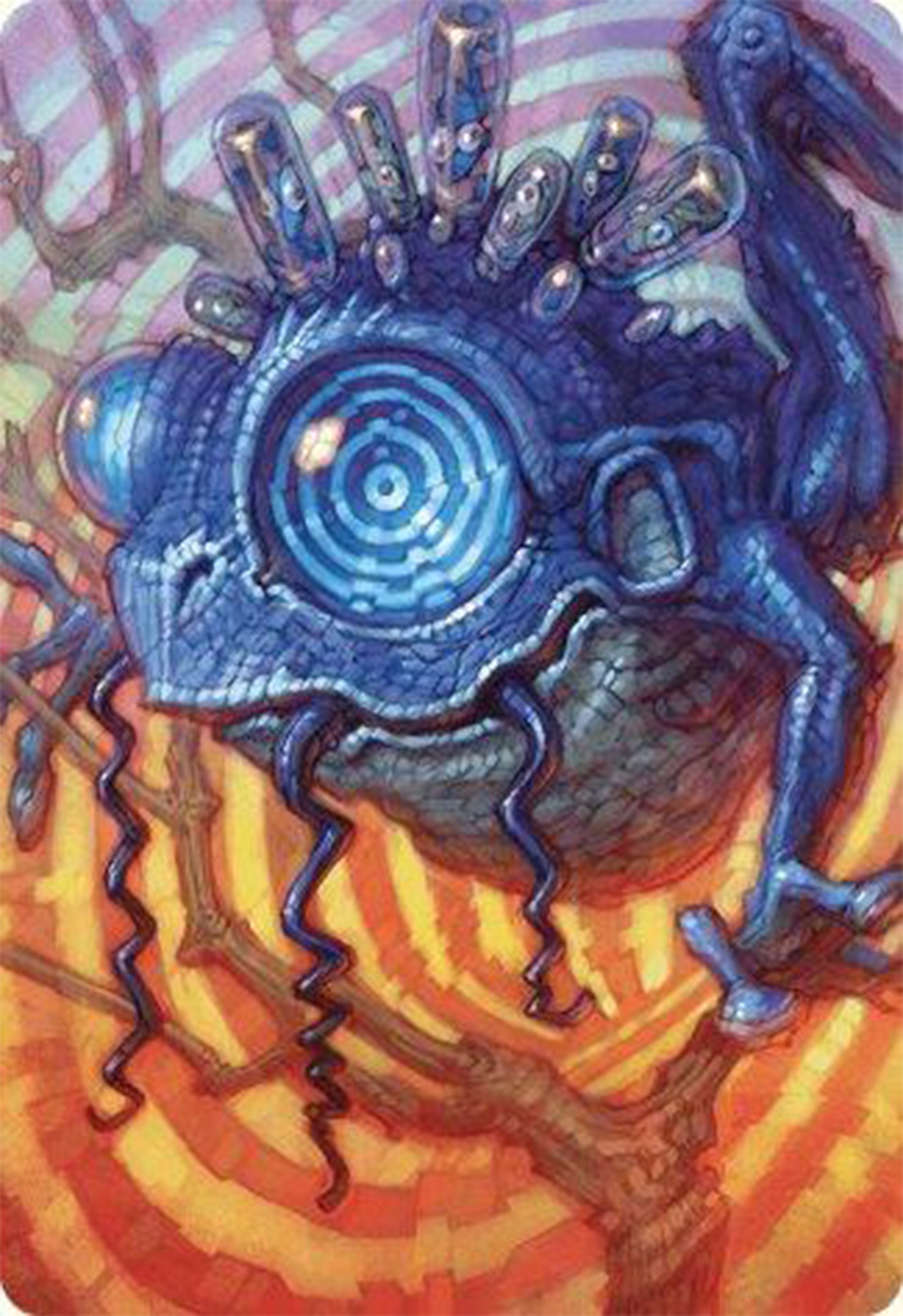 Psychic Frog Art Card [Modern Horizons 3 Art Series] MTG Single Magic: The Gathering | Red Claw Gaming