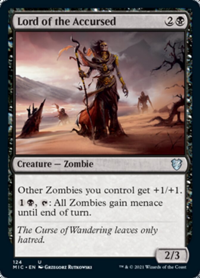 Lord of the Accursed [Innistrad: Midnight Hunt Commander] MTG Single Magic: The Gathering | Red Claw Gaming