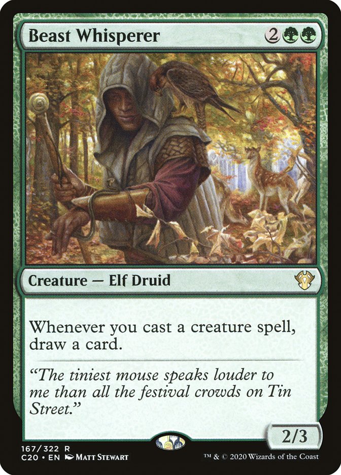 Beast Whisperer [Commander 2020] MTG Single Magic: The Gathering | Red Claw Gaming