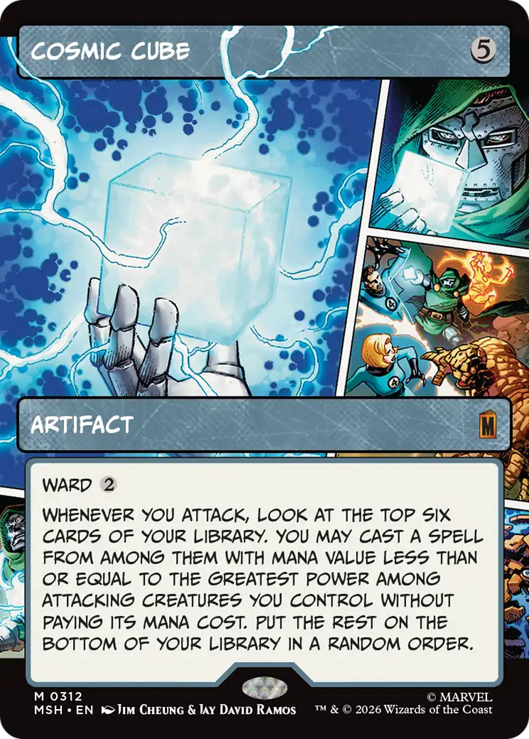 Cosmic Cube (Borderless) (0312) [Marvel Super Heroes] MTG Single Magic: The Gathering | Red Claw Gaming