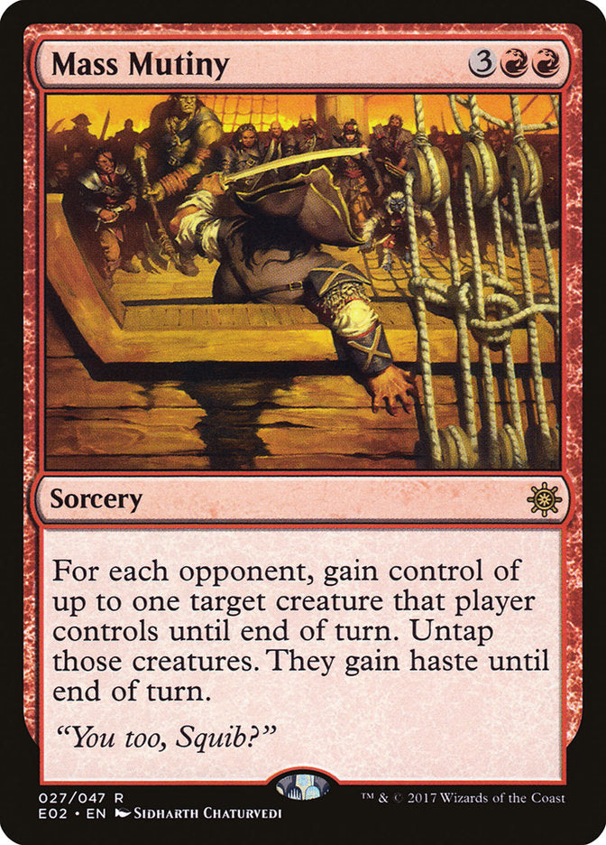 Mass Mutiny [Explorers of Ixalan] MTG Single Magic: The Gathering | Red Claw Gaming