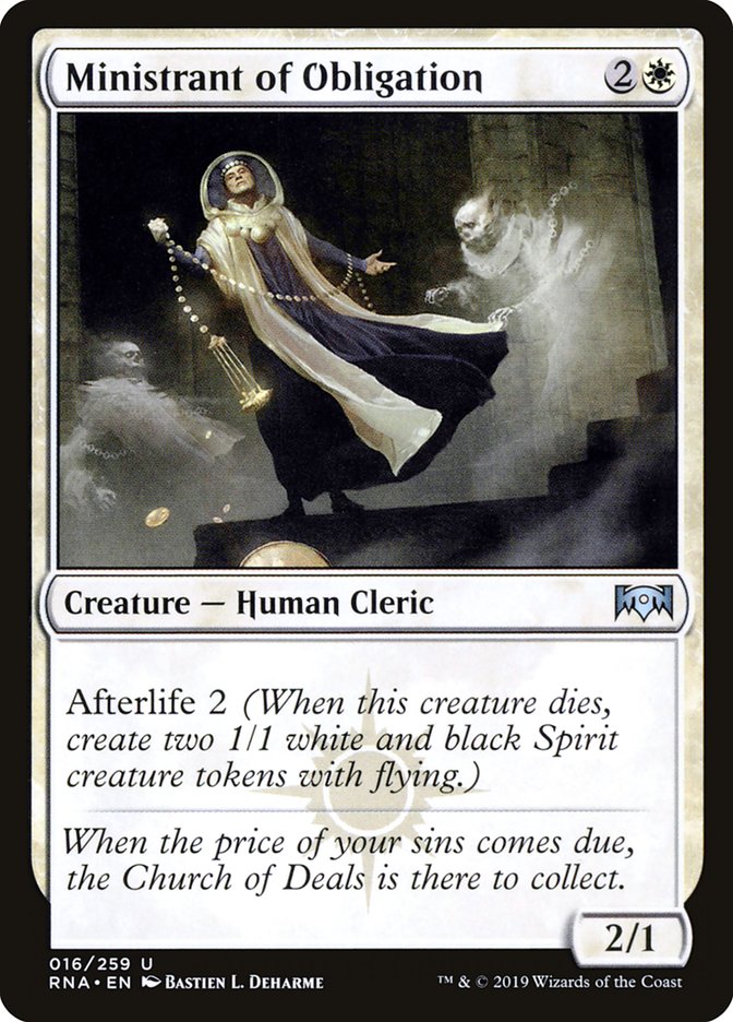 Ministrant of Obligation [Ravnica Allegiance] MTG Single Magic: The Gathering | Red Claw Gaming