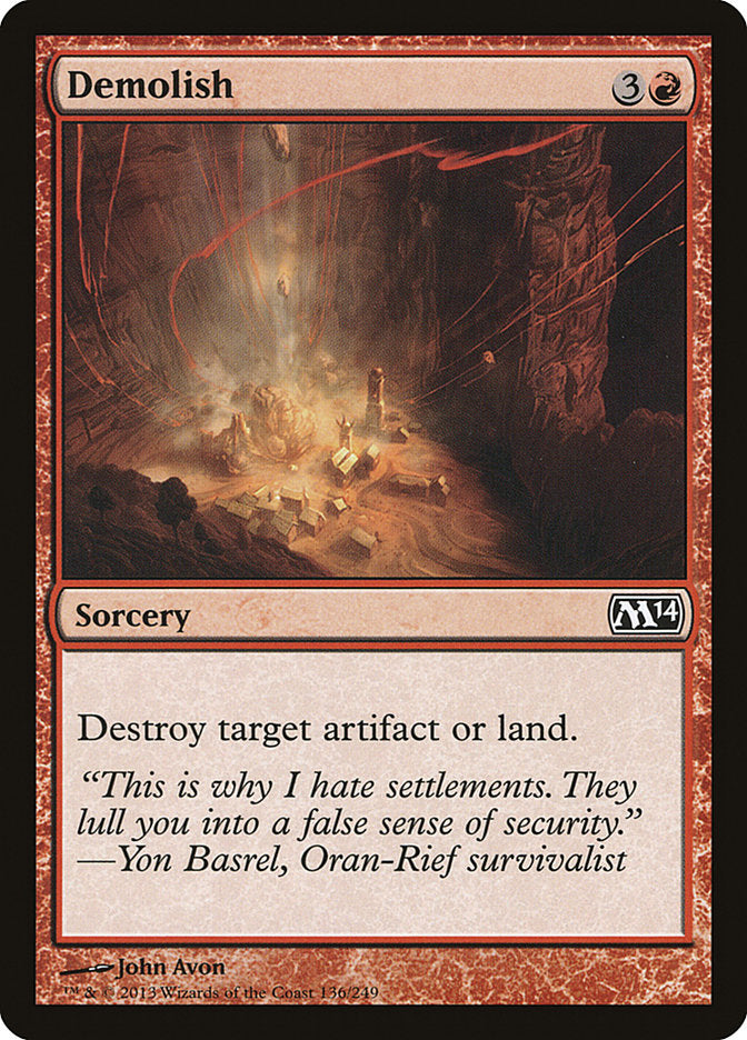 Demolish [Magic 2014] MTG Single Magic: The Gathering | Red Claw Gaming