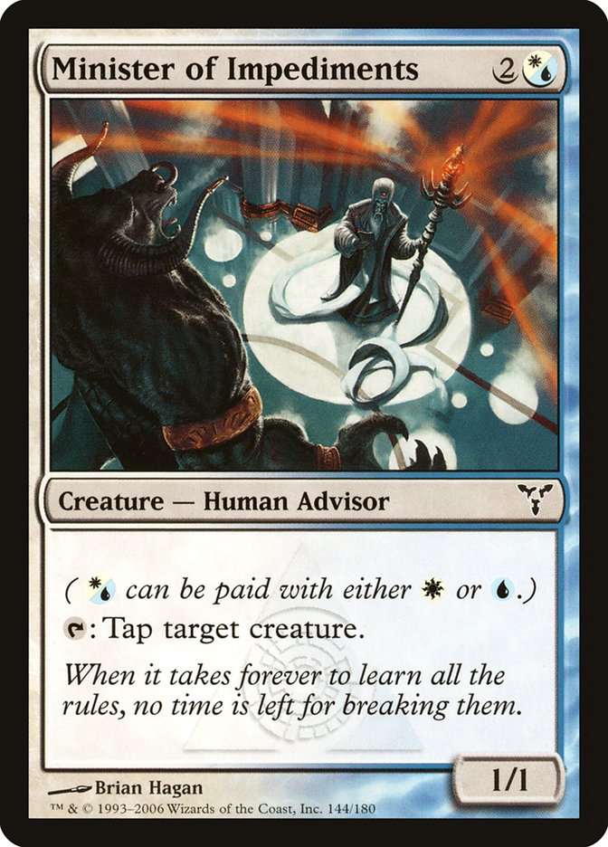 Minister of Impediments [Dissension] MTG Single Magic: The Gathering | Red Claw Gaming