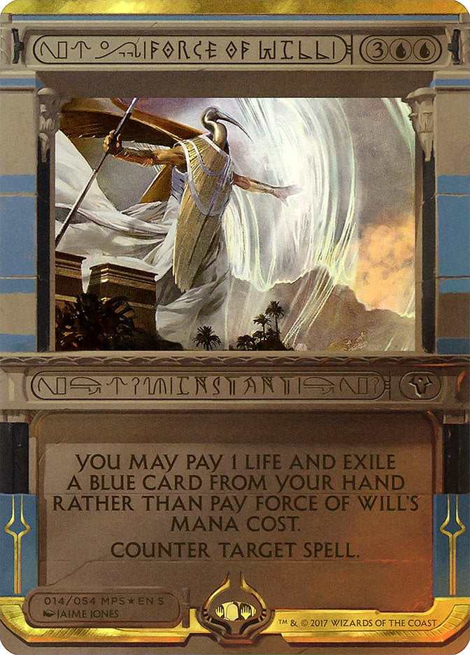 Force of Will (Invocation) [Amonkhet Invocations] MTG Single Magic: The Gathering | Red Claw Gaming