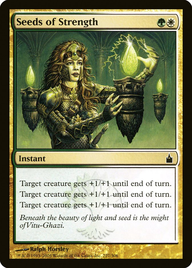 Seeds of Strength [Ravnica: City of Guilds] MTG Single Magic: The Gathering | Red Claw Gaming
