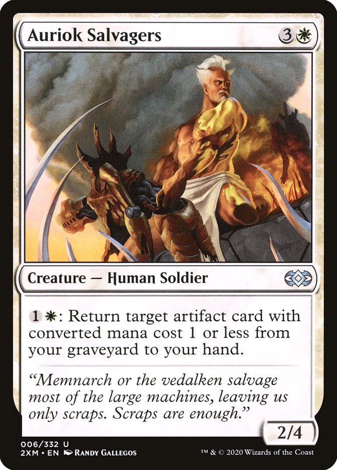 Auriok Salvagers [Double Masters] MTG Single Magic: The Gathering | Red Claw Gaming