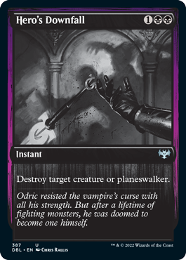Hero's Downfall [Innistrad: Double Feature] MTG Single Magic: The Gathering | Red Claw Gaming