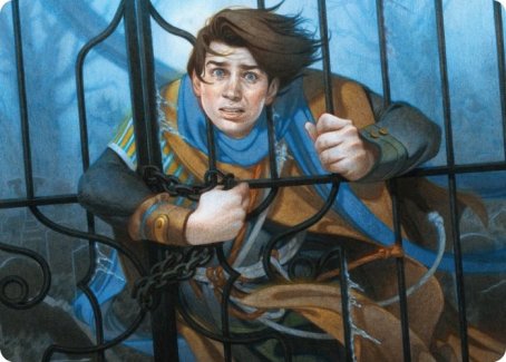 Locked in the Cemetery Art Card [Innistrad: Midnight Hunt Art Series] MTG Single Magic: The Gathering | Red Claw Gaming