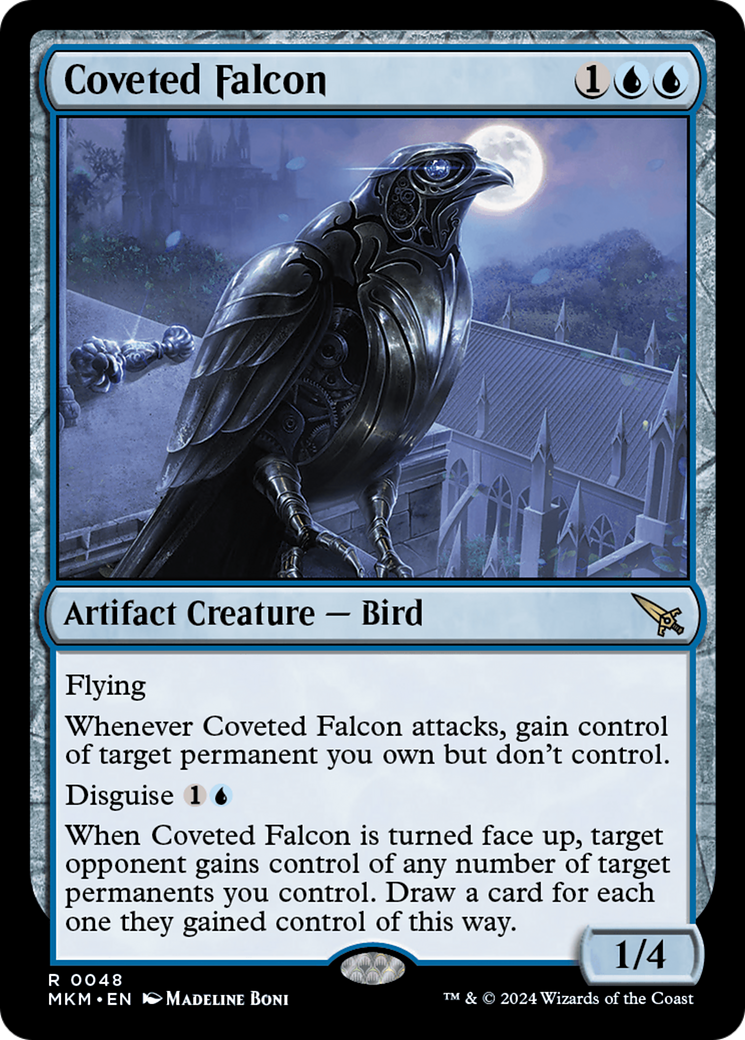 Coveted Falcon [Murders at Karlov Manor] MTG Single Magic: The Gathering    | Red Claw Gaming