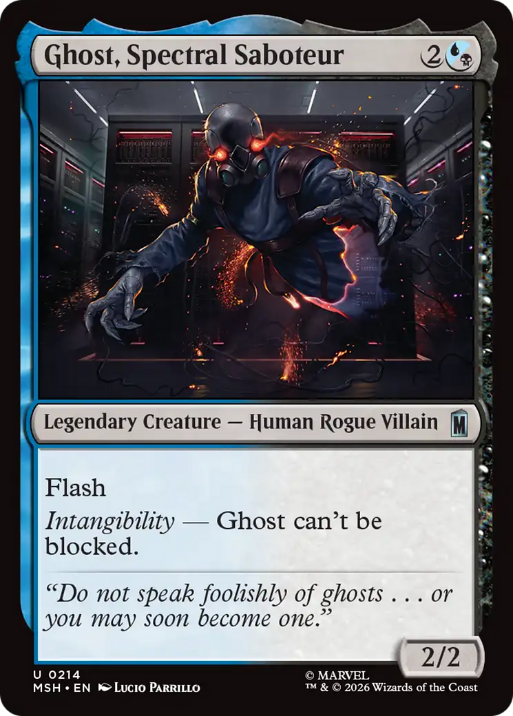 Ghost, Spectral Saboteur [Marvel Super Heroes] | Red Claw Gaming