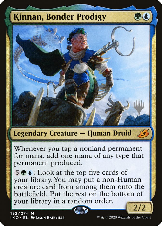 Kinnan, Bonder Prodigy (Promo Pack) [Ikoria: Lair of Behemoths Promos] MTG Single Magic: The Gathering | Red Claw Gaming