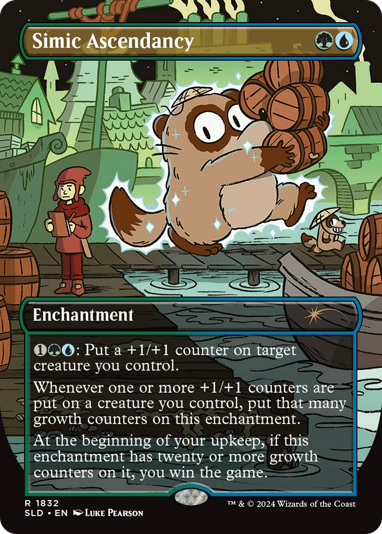 Simic Ascendancy (Rainbow Foil) [Secret Lair Drop Series] MTG Single Magic: The Gathering | Red Claw Gaming