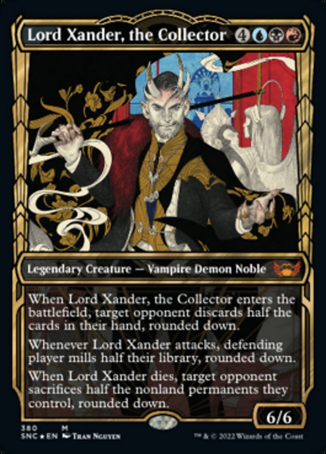 Lord Xander, the Collector (Showcase Golden Age Gilded Foil) [Streets of New Capenna] MTG Single Magic: The Gathering | Red Claw Gaming