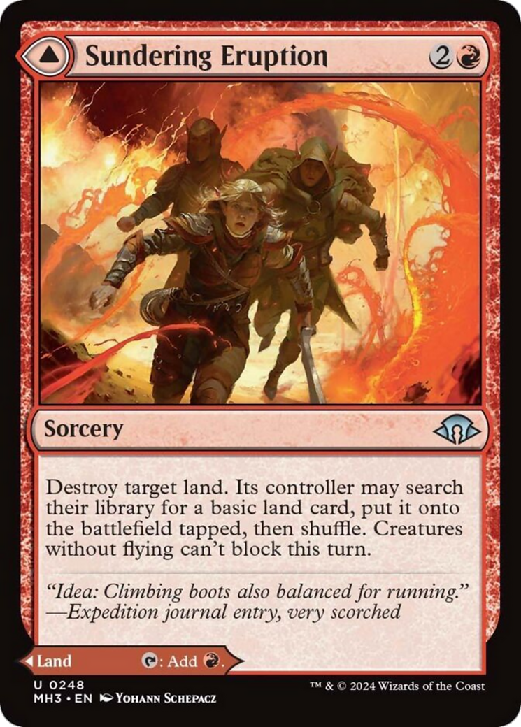 Sundering Eruption // Volcanic Fissure [Modern Horizons 3] MTG Single Magic: The Gathering    | Red Claw Gaming