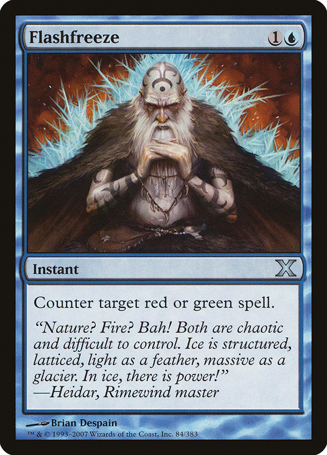 Flashfreeze [Tenth Edition] MTG Single Magic: The Gathering | Red Claw Gaming