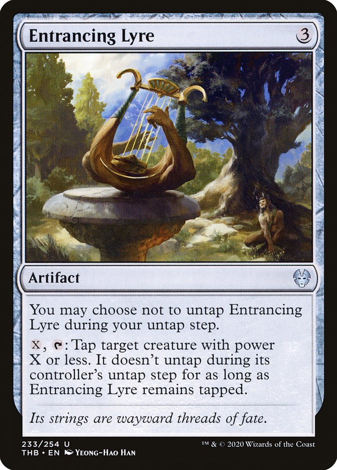 Entrancing Lyre [Theros Beyond Death] MTG Single Magic: The Gathering | Red Claw Gaming
