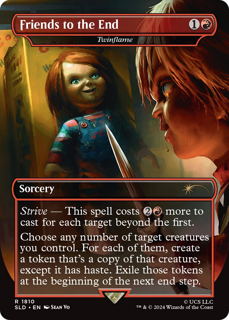 Friends to the End - Twinflame [Secret Lair Drop Series] MTG Single Magic: The Gathering | Red Claw Gaming