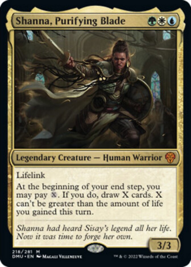 Shanna, Purifying Blade [Dominaria United] MTG Single Magic: The Gathering | Red Claw Gaming