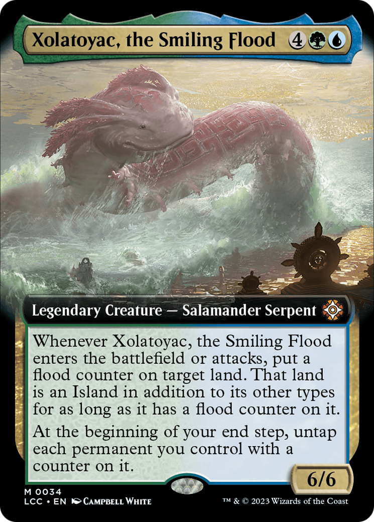 Xolatoyac, the Smiling Flood (Extended Art) [The Lost Caverns of Ixalan Commander] MTG Single Magic: The Gathering | Red Claw Gaming