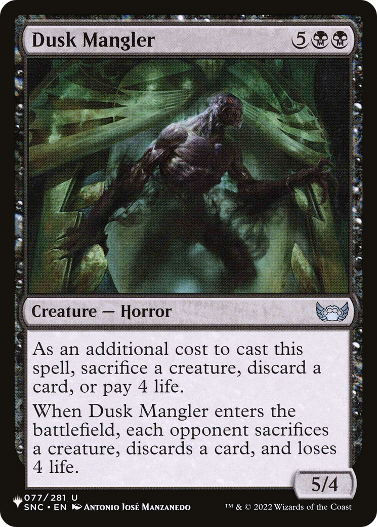 Dusk Mangler [The List] MTG Single Magic: The Gathering | Red Claw Gaming