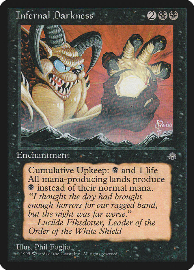 Infernal Darkness [Ice Age] MTG Single Magic: The Gathering | Red Claw Gaming
