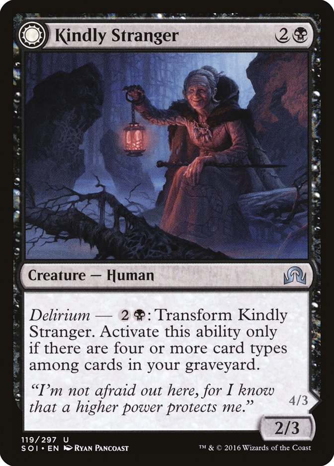 Kindly Stranger // Demon-Possessed Witch [Shadows over Innistrad] MTG Single Magic: The Gathering | Red Claw Gaming