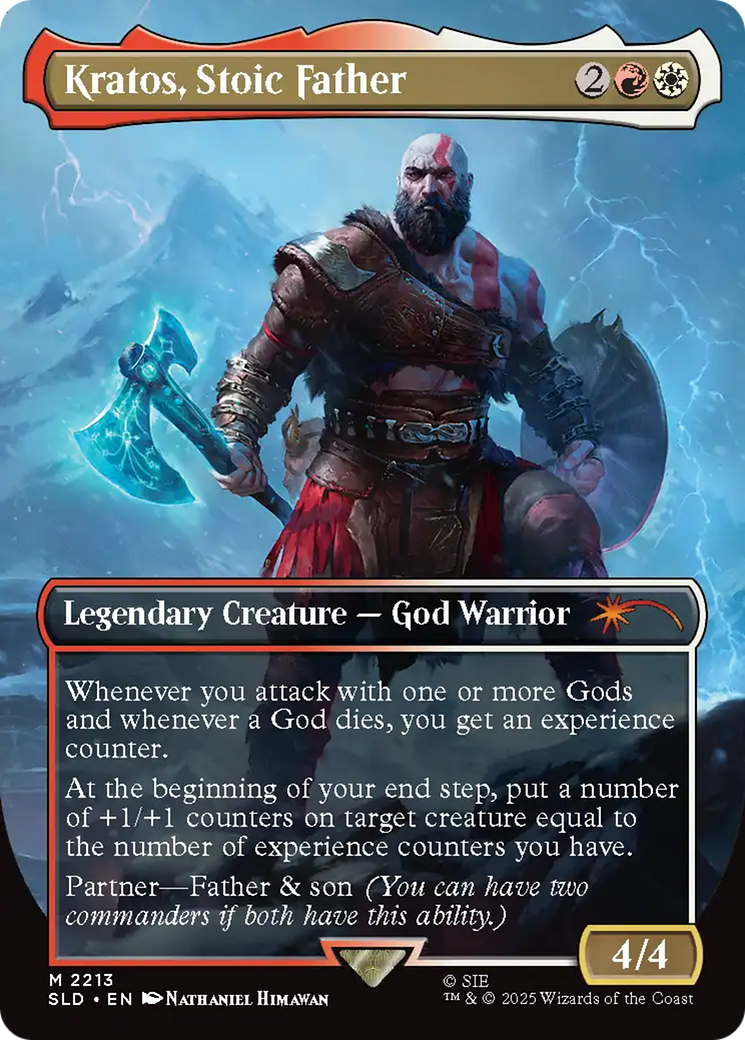 Kratos, Stoic Father [Secret Lair Drop Series] MTG Single Magic: The Gathering | Red Claw Gaming