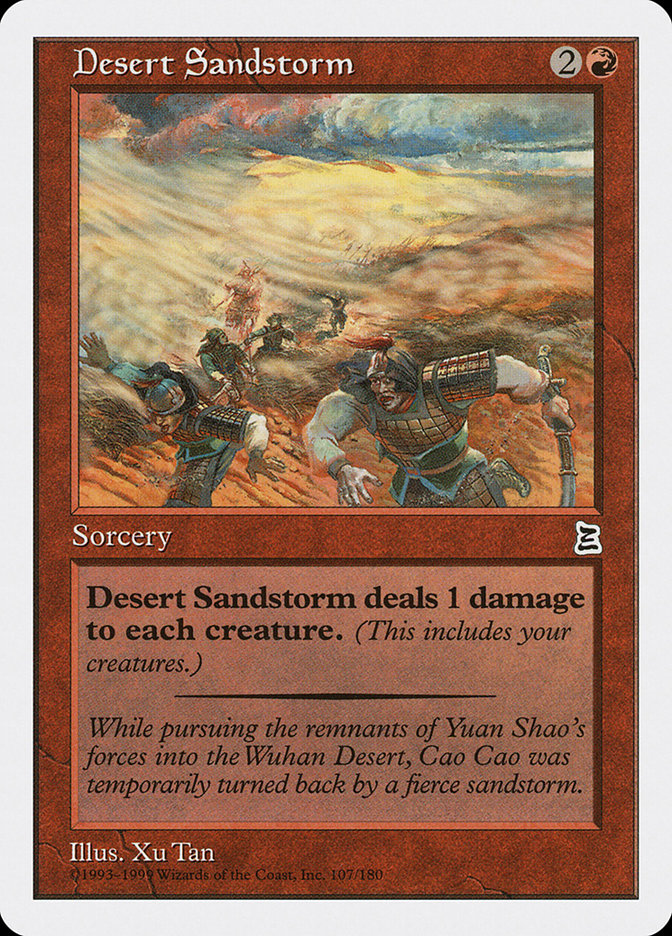 Desert Sandstorm [Portal Three Kingdoms] MTG Single Magic: The Gathering | Red Claw Gaming