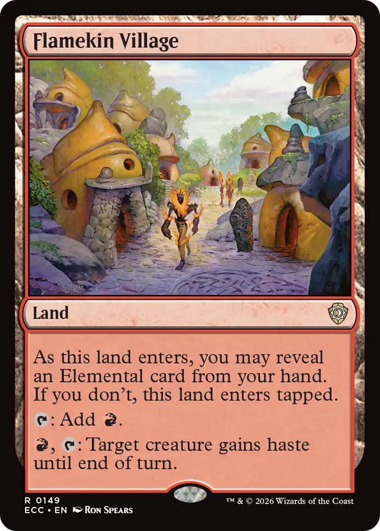Flamekin Village [Lorwyn Eclipsed Commander] MTG Single Magic: The Gathering | Red Claw Gaming