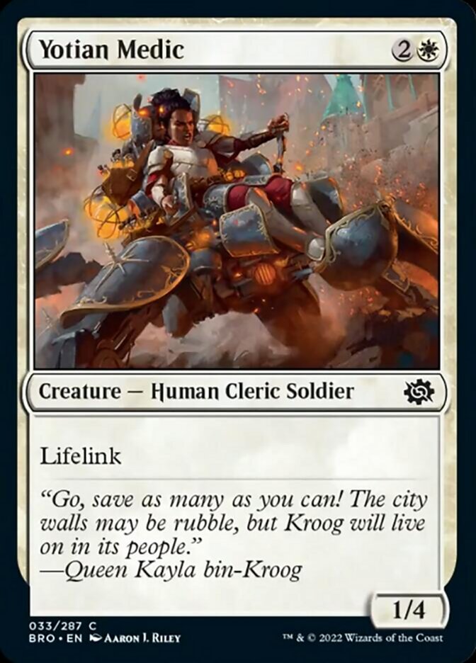 Yotian Medic [The Brothers' War] MTG Single Magic: The Gathering | Red Claw Gaming