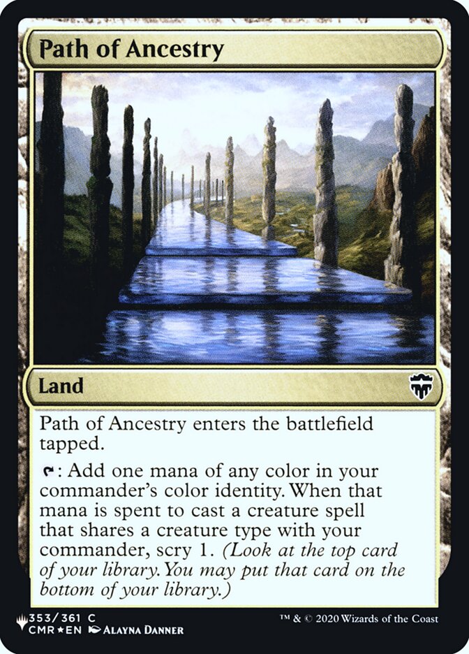 Path of Ancestry [Secret Lair: Heads I Win, Tails You Lose] MTG Single Magic: The Gathering | Red Claw Gaming