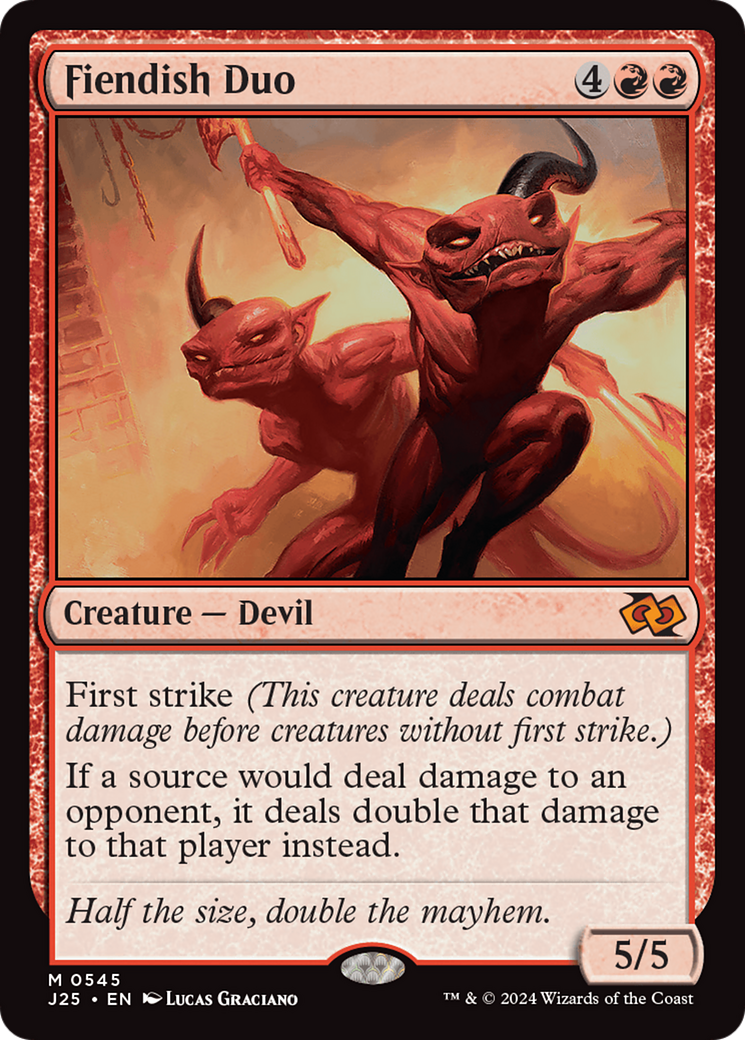Fiendish Duo [Foundations Jumpstart] MTG Single Magic: The Gathering | Red Claw Gaming
