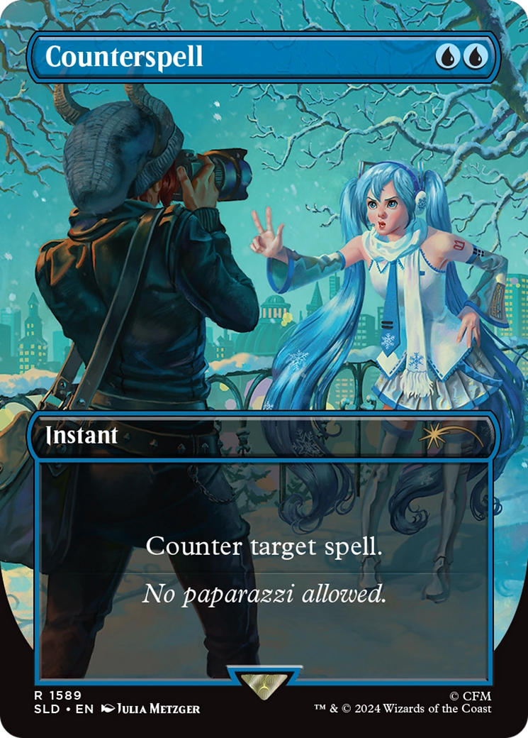 Counterspell (1589) (Rainbow Foil) [Secret Lair Drop Series] MTG Single Magic: The Gathering | Red Claw Gaming