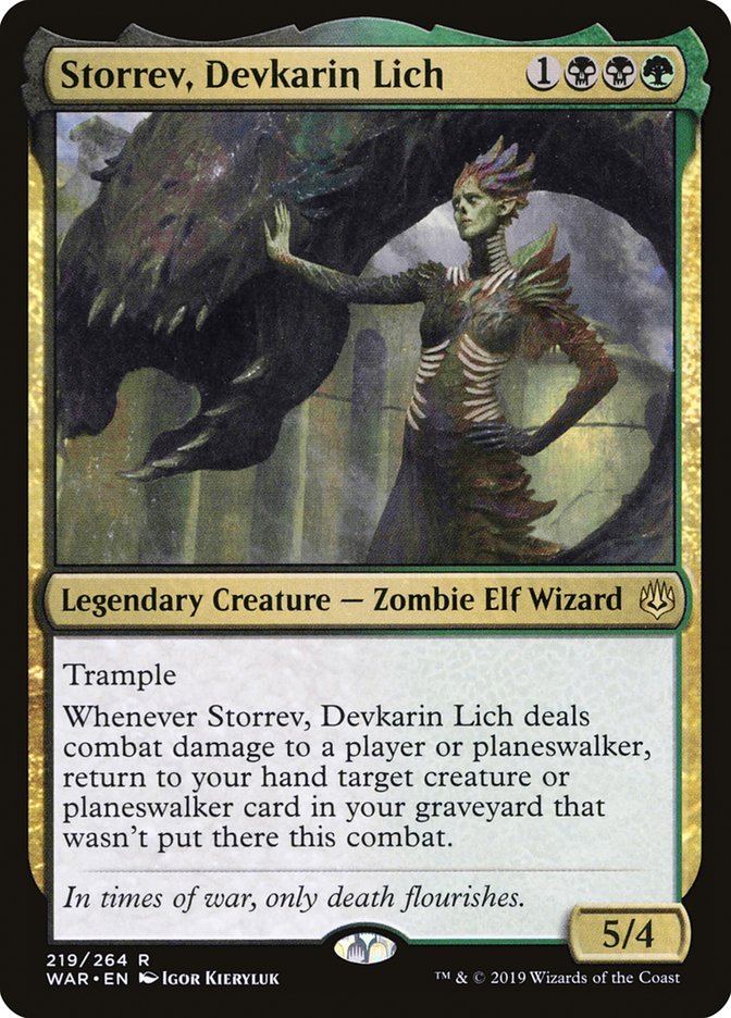 Storrev, Devkarin Lich [War of the Spark] MTG Single Magic: The Gathering | Red Claw Gaming