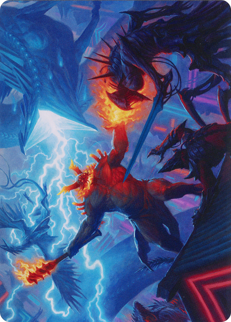 Hidetsugu and Kairi Art Card [March of the Machine Art Series] MTG Single Magic: The Gathering | Red Claw Gaming