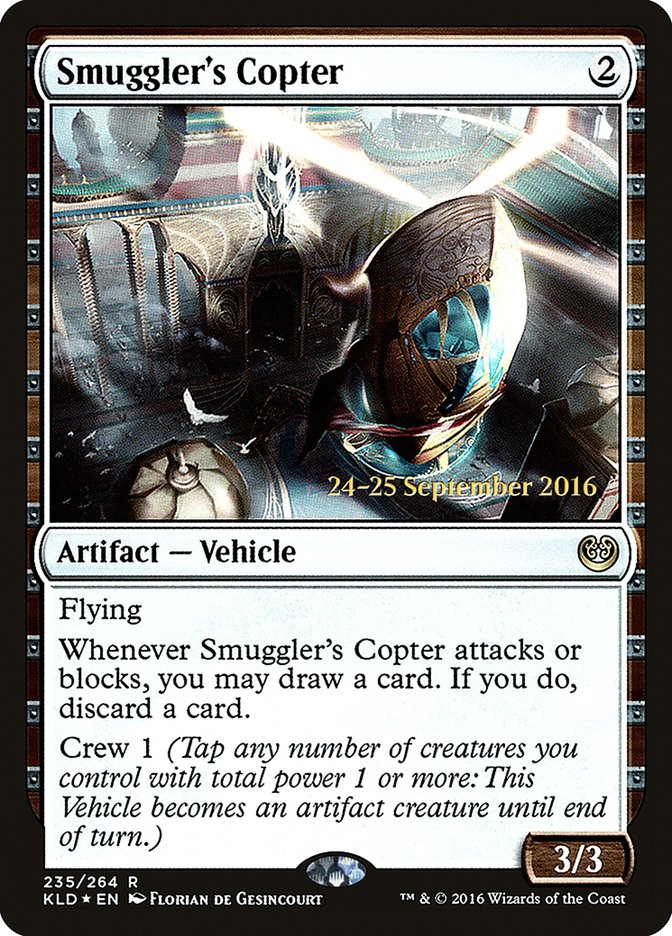 Smuggler's Copter [Kaladesh Prerelease Promos] MTG Single Magic: The Gathering | Red Claw Gaming