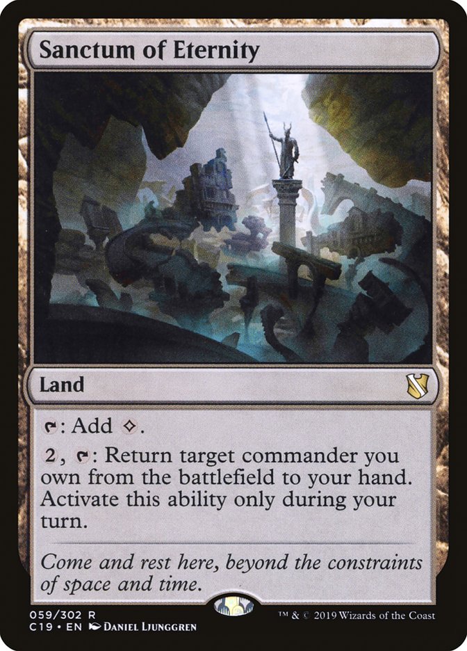 Sanctum of Eternity [Commander 2019] MTG Single Magic: The Gathering | Red Claw Gaming